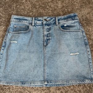 Garage jean skirt